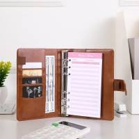 SKYDUE A6 BUDGET BINDER DARK BROWN